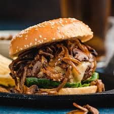 Mushroom Swiss Burger