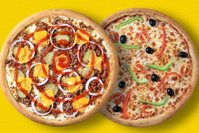 2 Pizzas Juniors (26cm)